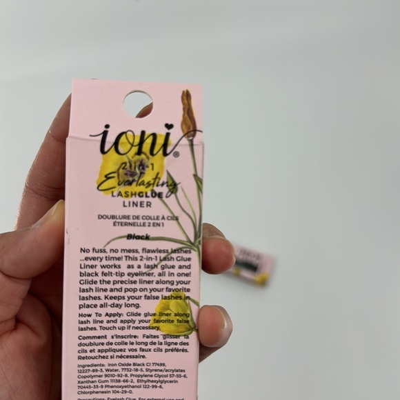 IONI Women’s Everlasting 2-in-1 Lash Glue & Black Liner in One 2 Piece Bundle - Picture 7 of 12